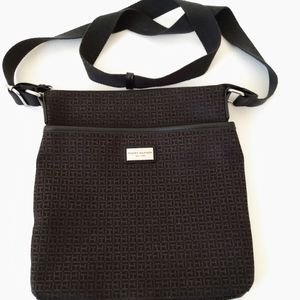 Tommy Hilfiger Black Faux Leather Cross Body Bag